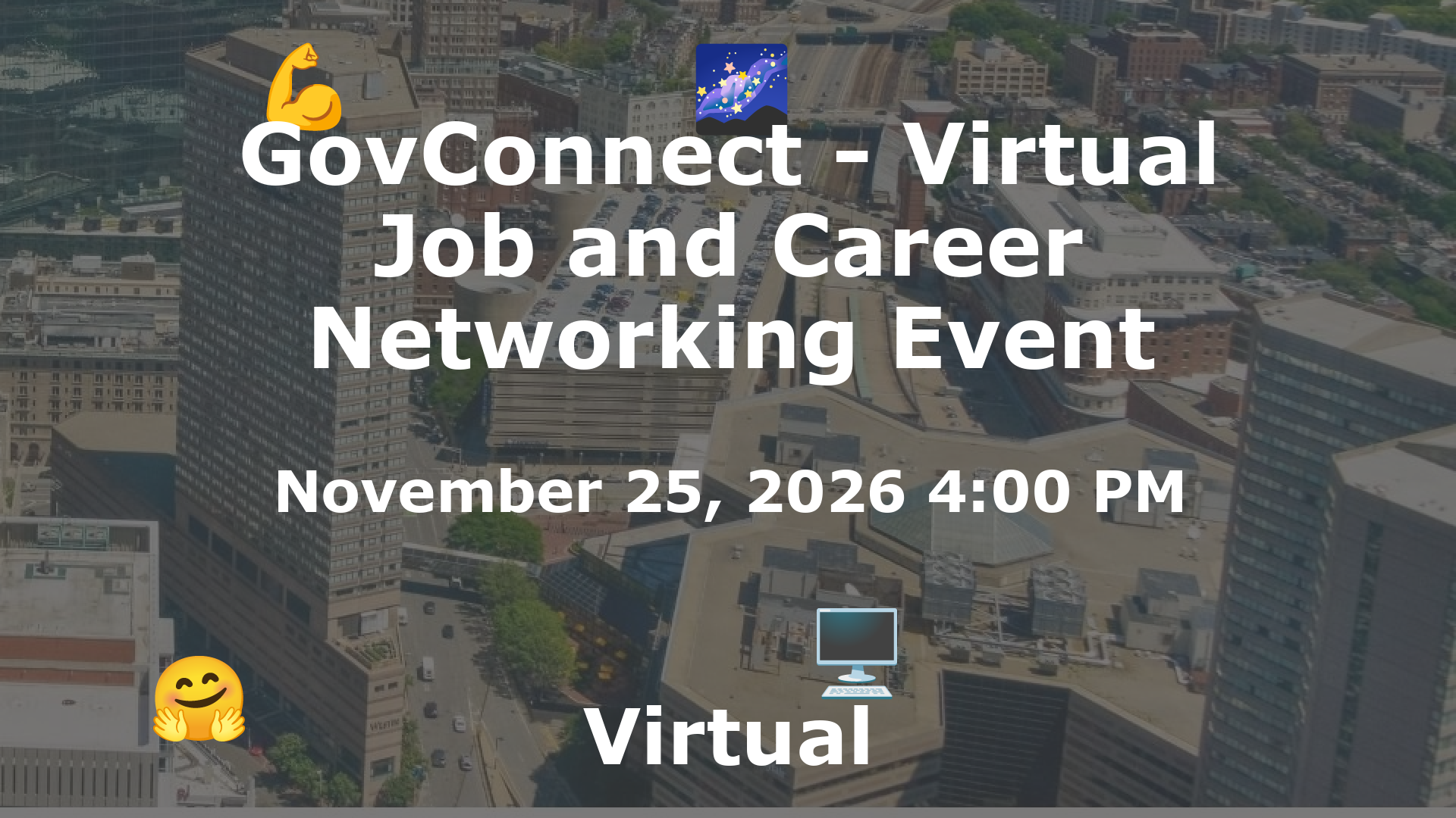 GovConnect - Virtual Job and Career Networking Event event image